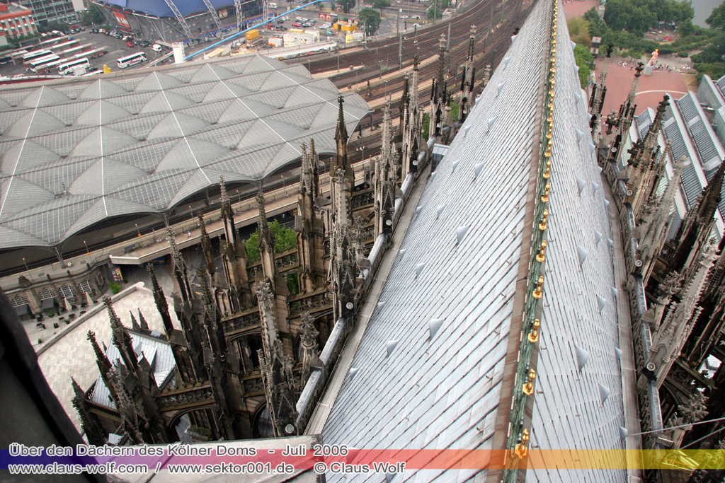 &Uuml;ber den D&auml;chern des K&ouml;lner Doms