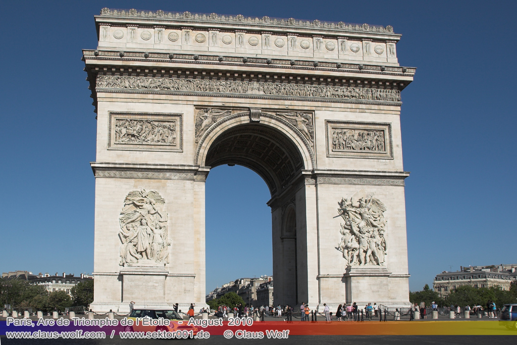 Paris, Arc de Triomphe de l&acute;&Eacute;toile