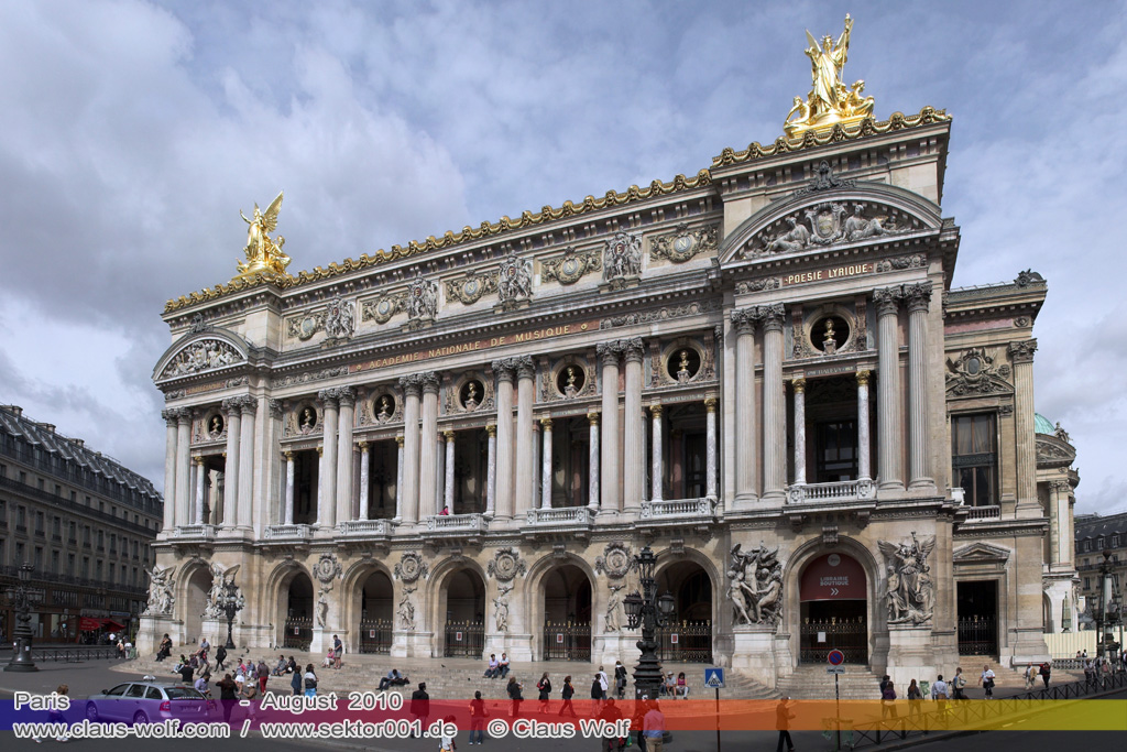 Paris, Die Op&eacute;ra Garnier, auch Palais Garnier genannt