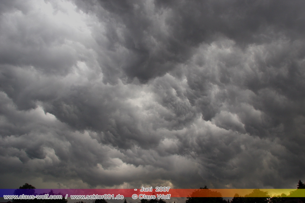 Unwetter im Anmarsch