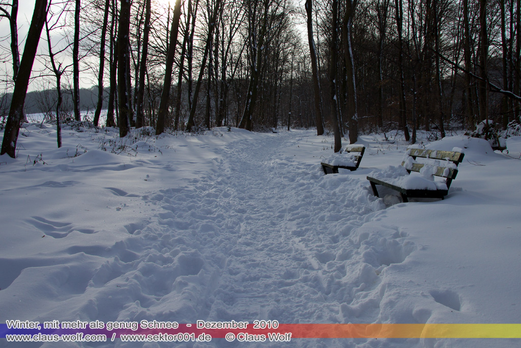 schon wieder Winter mit mehr als genug Schnee