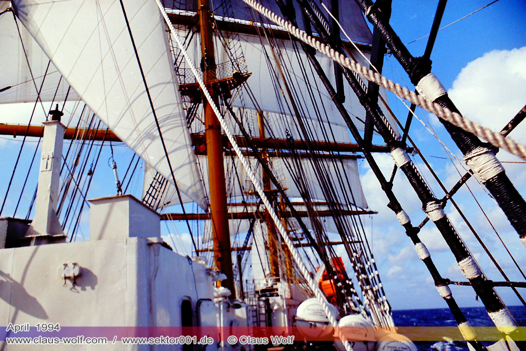 Mit der 4-Mast Bark Kruzenshtern unterwegs, Toern KR 02 & KR 03: Bremerhaven - Santa Cruz de Tennerifa - Hamburg