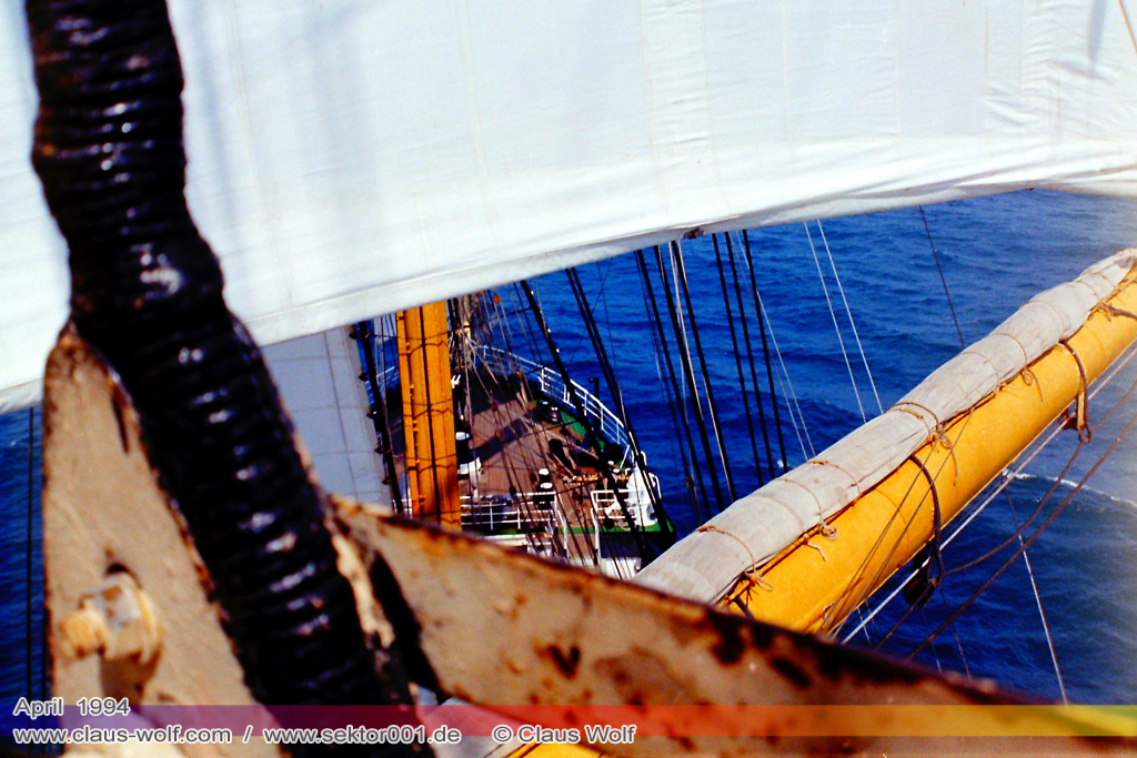 Mit der 4-Mast Bark Kruzenshtern unterwegs, Toern KR 02 & KR 03: Bremerhaven - Santa Cruz de Tennerifa - Hamburg