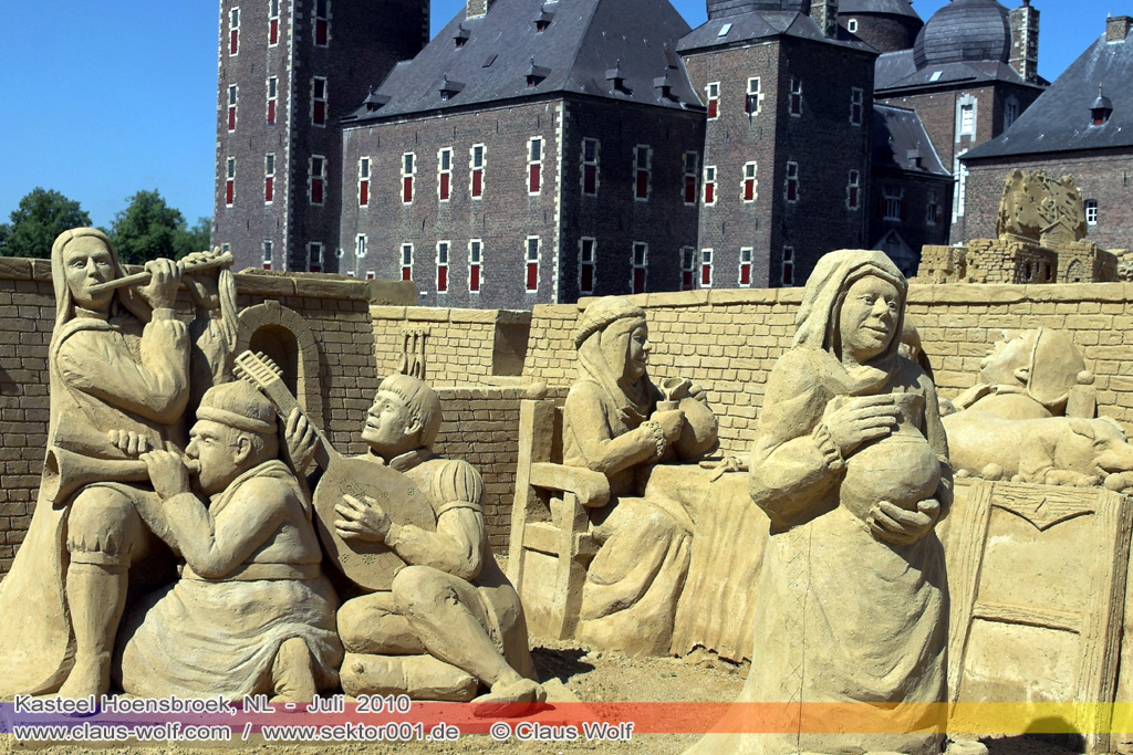 Sandskulpturen-Festival, Kasteel Hoensbroek / NL