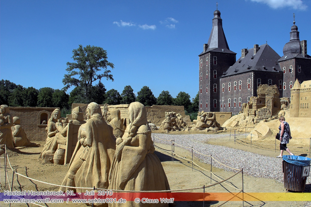 Sandskulpturen-Festival, Kasteel Hoensbroek / NL