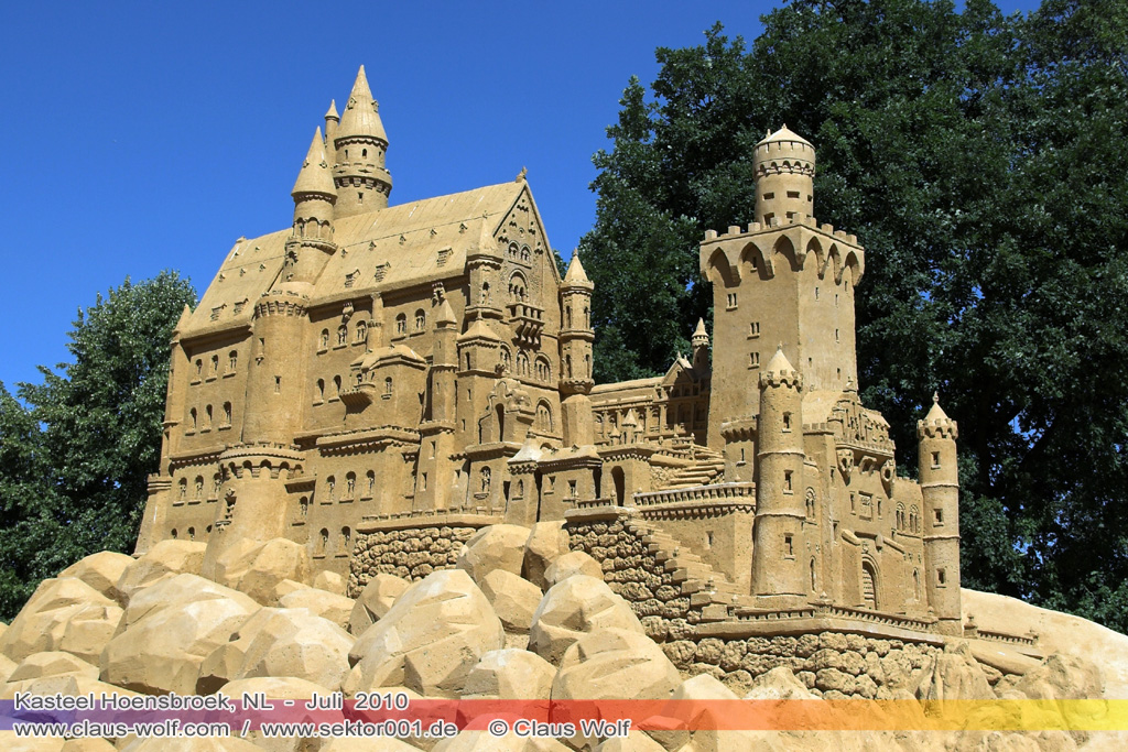 Sandskulpturen-Festival, Kasteel Hoensbroek / NL