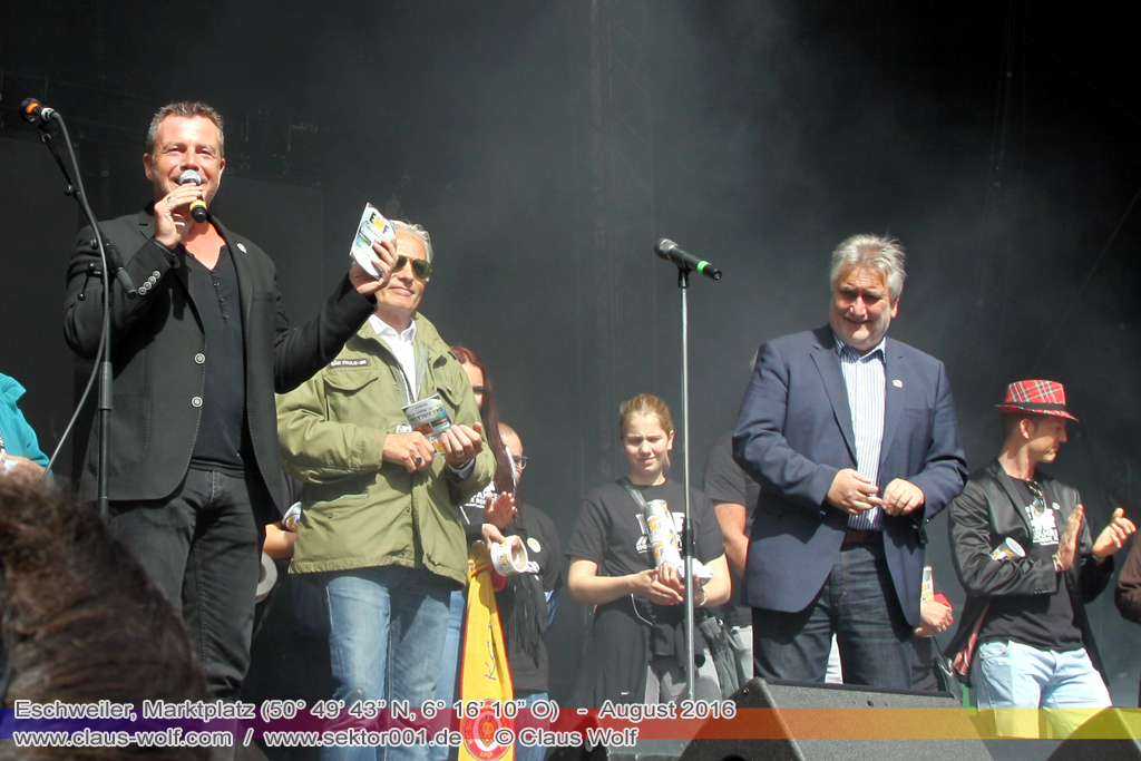 Eschweiler Music Festival 2016 - &nbsp; Brings mit "Silberhochzeit" auf der B&uuml;hne am Marktplatz